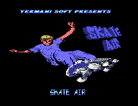 Skate Air Title Screen